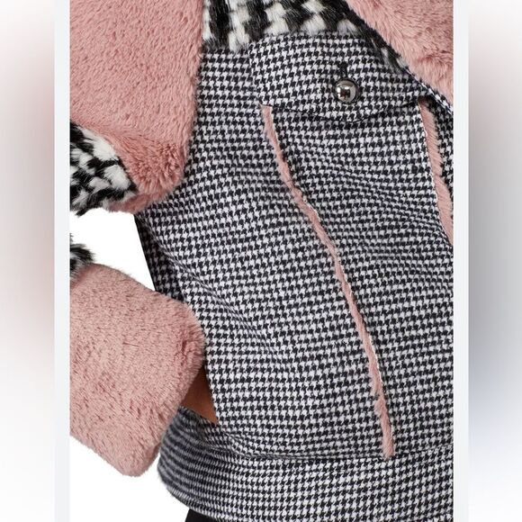 Kendall & Kylie Mix media faux fur jacket XS - Picture 4 of 12